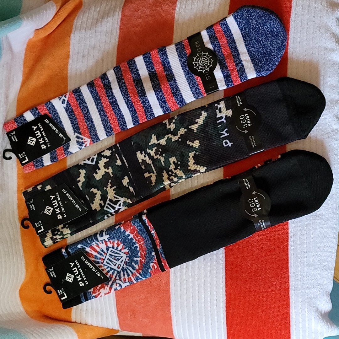 3 Pairs Pkwy Dwyane Wade Classic Crew Socks